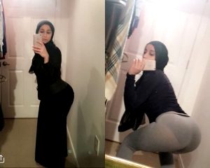 Hijab non nude big ass