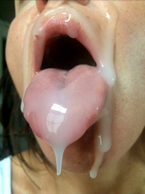 Oral creampie