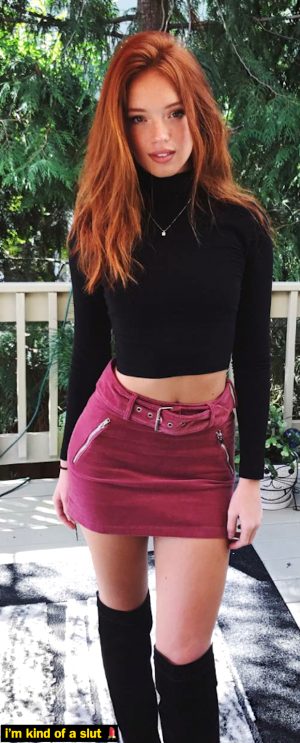 Redhead Riley Rasmussen wants to be your friend.